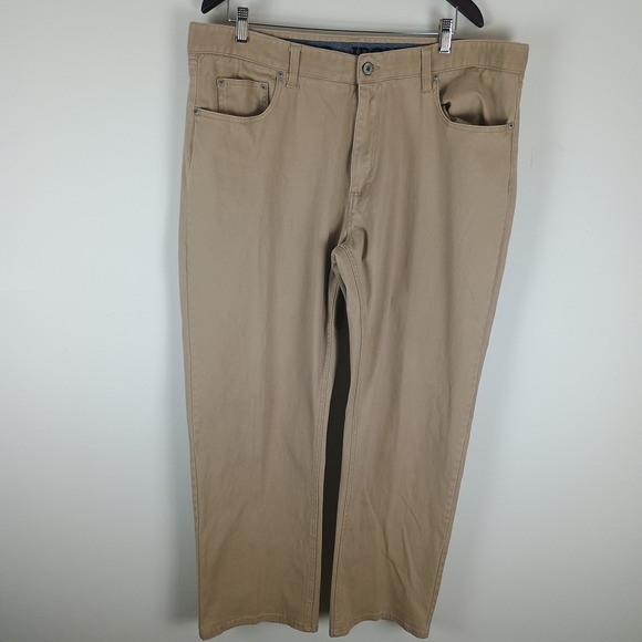 Iron Co Other - Iron Co Khaki Chino Pants Mens 40x28 Tan Stretch Casual Workwear